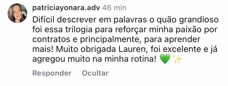 Depoimento de aluno 6