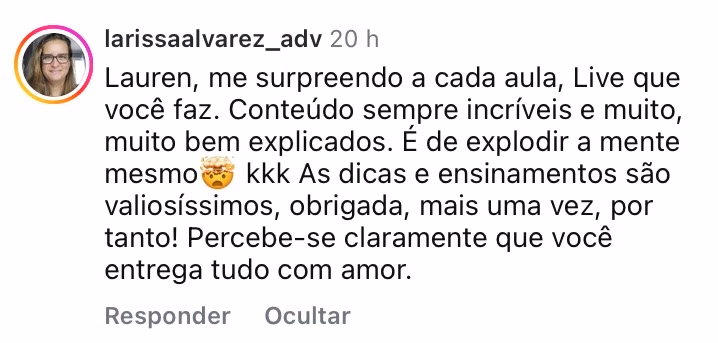 Depoimento de aluno 7