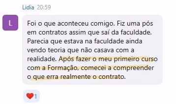Depoimento de aluno 8