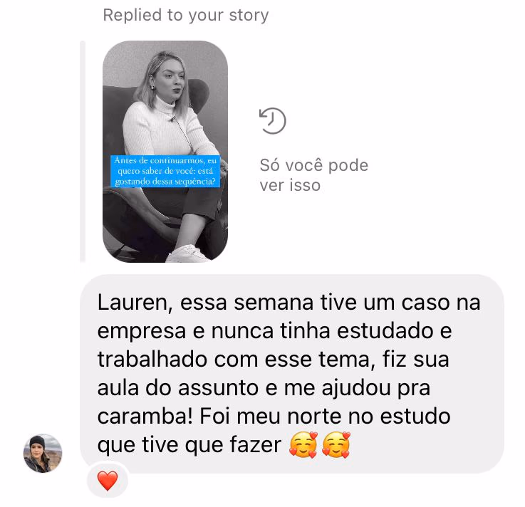 Depoimento de aluno 14